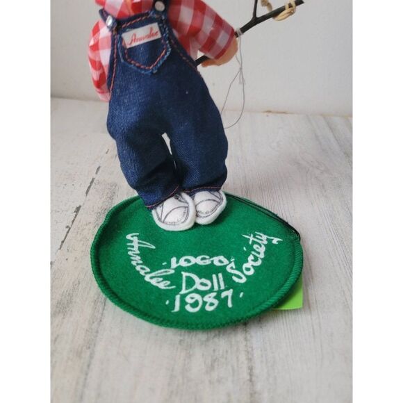 Annalee 1987 logo doll slingshot boy plush mysterious society - Picture 2 of 7